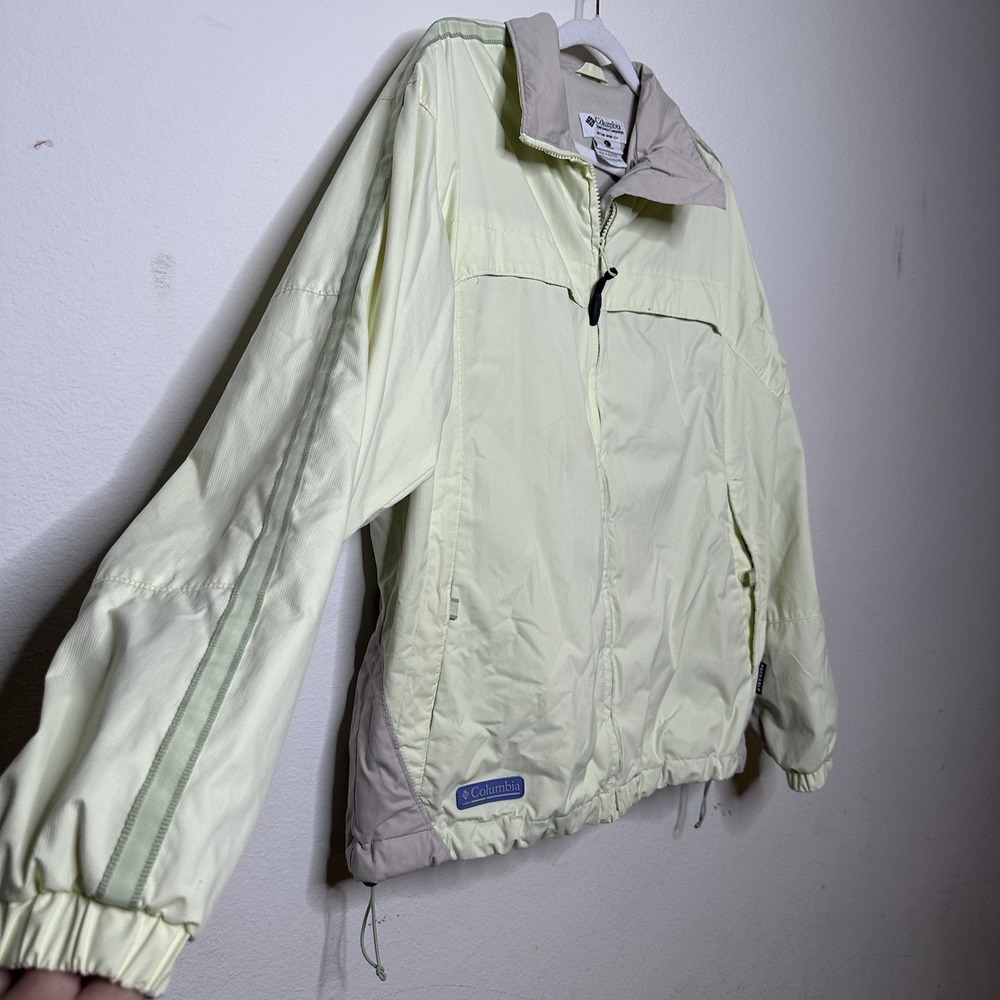 VTG y2k Columbia Womens Windbreaker Size Large Packable Hiking Outdoor - Picture 2 of 8